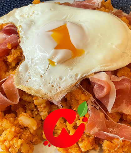 Migas de coliflor